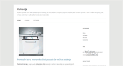 Desktop Screenshot of kuhanje.info